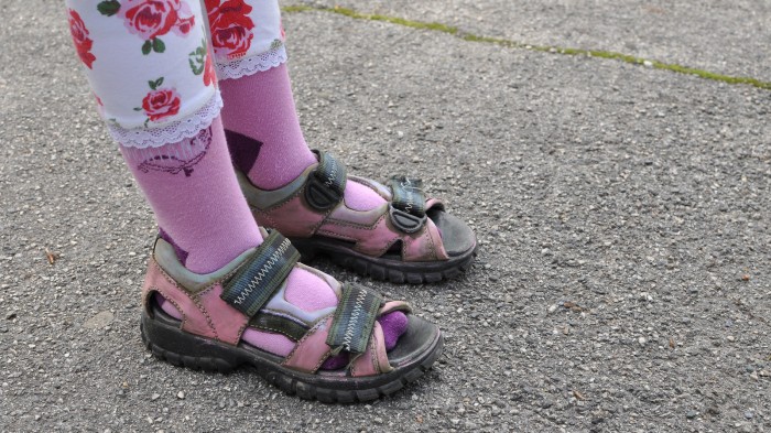 bemalte Schuhe
